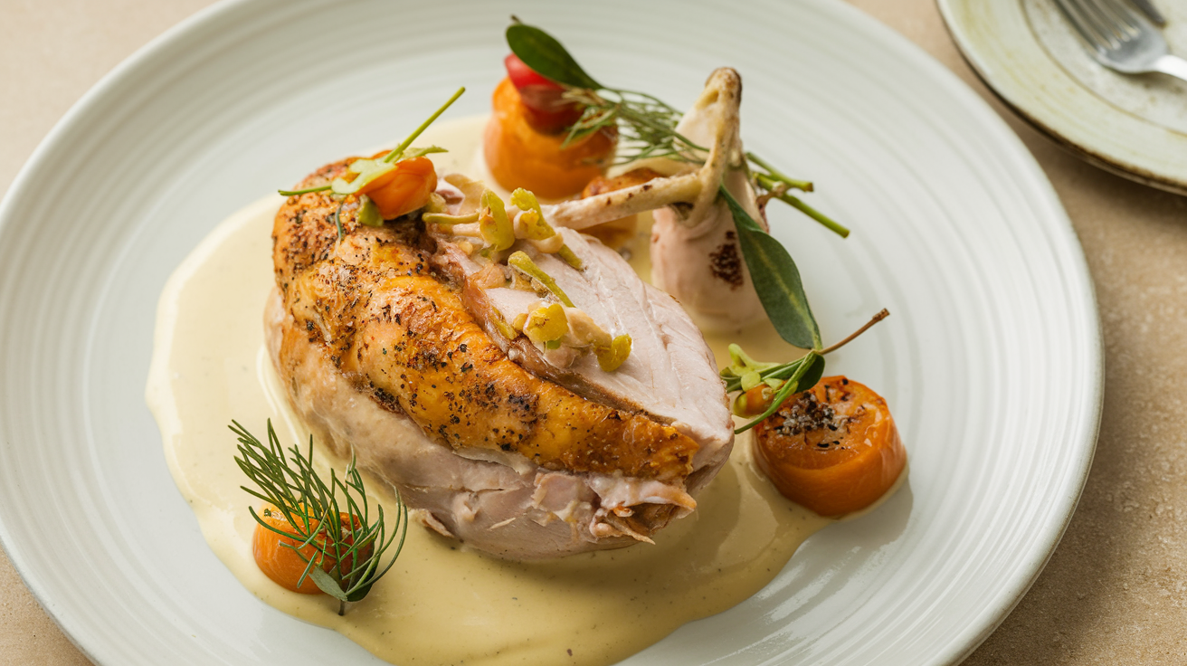 Ballotine de Chapon aux Morilles